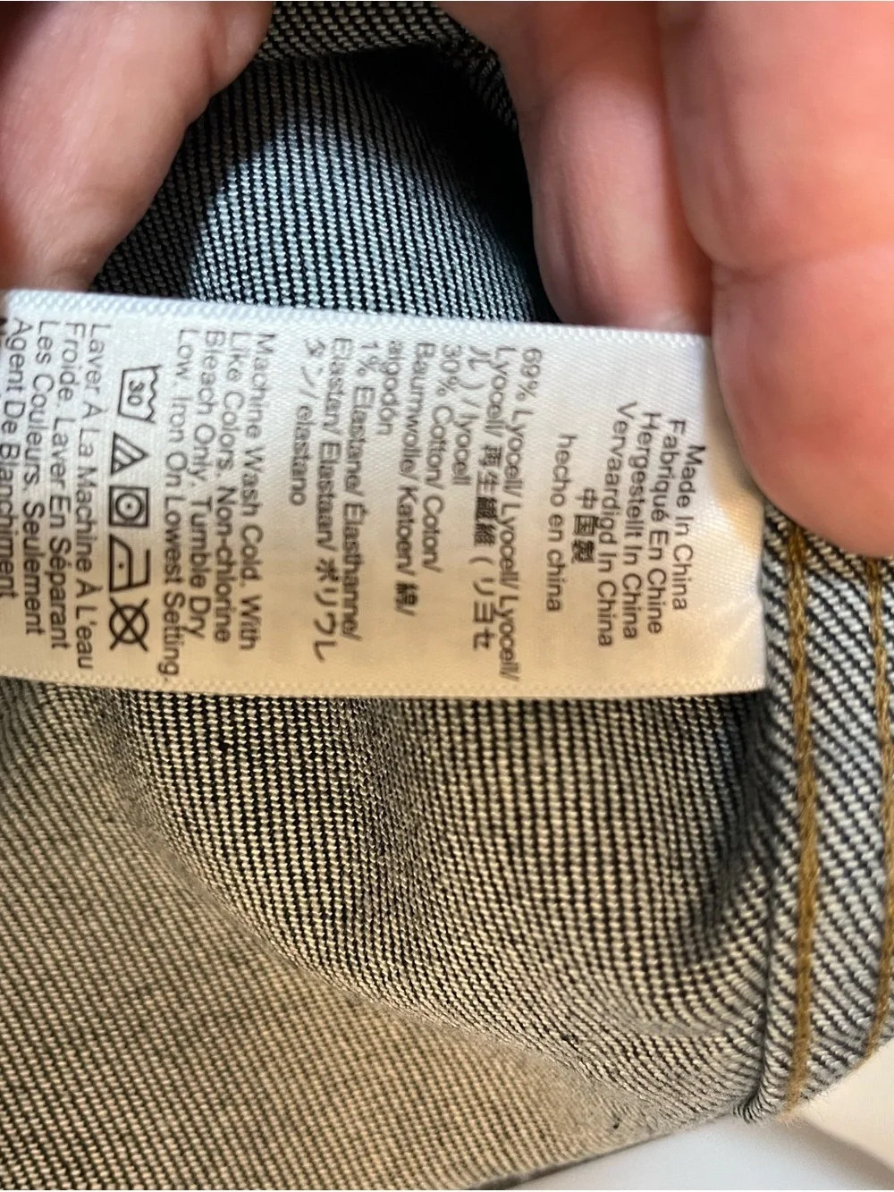 J. Crew Dark Denim Sleeveless Button-Front Dress - Picture 6 of 7